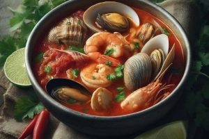 Receta de la Sopa de Mariscos